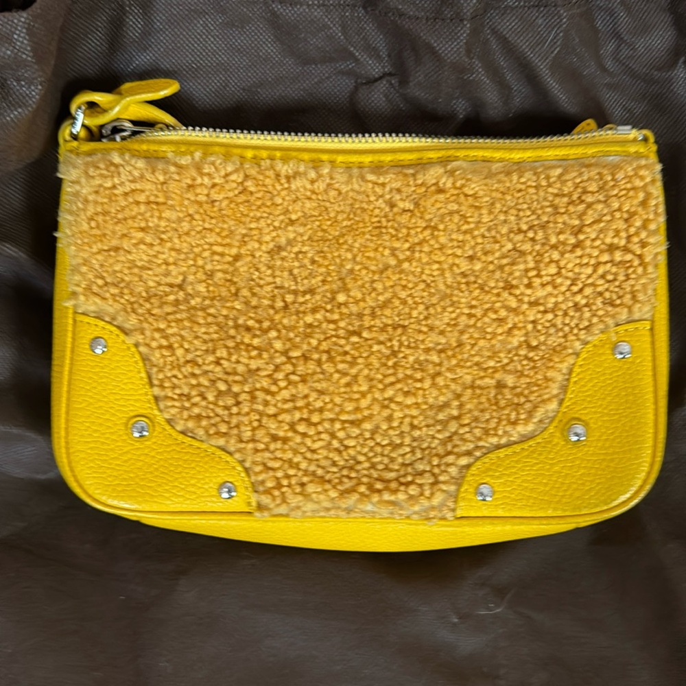 Coach Rhyder Shearling Pochette Crossbody #36490